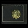 Image 1 : .75oz Franklin Mint PR70 DCAM 24k plated Sterling Silver Round History of the American Presidency R.