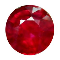 .9ct Round Cut Blood Red Madagascar Ruby (GMR-0981)