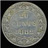 Image 2 : 1882H Canada Newfoundland 20c Silver Hi Grade RARE (COI-6763)