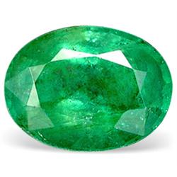 1.02ct Natural Columbian Emerald Gem Oval (GMR-0373)