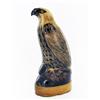 Image 1 : RARE Water Buffalo Horn Scrimshaw Hawk (CLB-581)