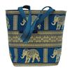 Image 1 : Thai Silk Hand Crafted Elephant Handbag (ACT-146)