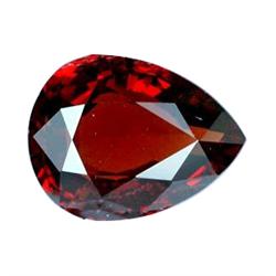 1.59ct Red Spessartine Pear Unheated  Appraisal Estimate $954 (GEM-13339)