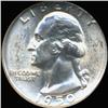 Image 1 : 1950D Washington 25c Silver Quarter Coin Graded GEM (COI-6821)