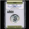 Image 3 : 1950D Washington 25c Silver Quarter Coin Graded GEM (COI-6821)
