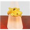 Image 1 : 23k Solid Yellow Gold Dolphin Ring 7.7 grams (JEW-1430)