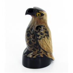 RARE Water Buffalo Horn Scrimshaw Bird (CLB-586)