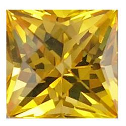2.1mm Scintillating Square Golden Yellow Sapphire (GMR-0531)