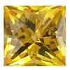 Image 1 : 2.1mm Scintillating Square Golden Yellow Sapphire (GMR-0531)