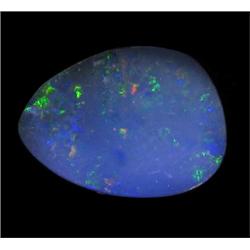 3.61ct Australian Black Opal Doublet Full Fire (GEM-22592C)