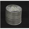 Image 1 : 1977 Mexico Silver 100 Pesos Scarce Early Variety Unsearched Stack of 10 Mostly BU 6.2 Ounces Silver