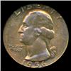 Image 1 : 1956 Washington 25c Quarter Coin Graded PCGS MS66 Great Toning (COI-5337)