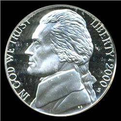 2000S Jefferson Nickel PROOF Graded PR70 DCAM (COI-4445)