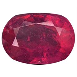 7.29ct.Sparkling Natural Pinkish Red Ruby Ravishing Appraisal Estimate $8748 (GEM-18703)