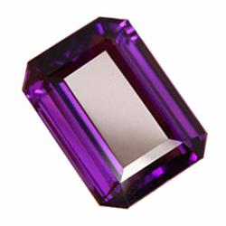 27.25ct Phenominal Purple Emerald Cut Amethyst (GEM-22715)