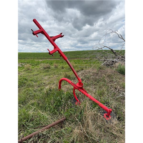Three-Wheel Farm Hay Rake Attachment