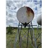 Image 2 : Cylindrical metal fuel  tank mounted on a metal stand, suitable for fuel or 