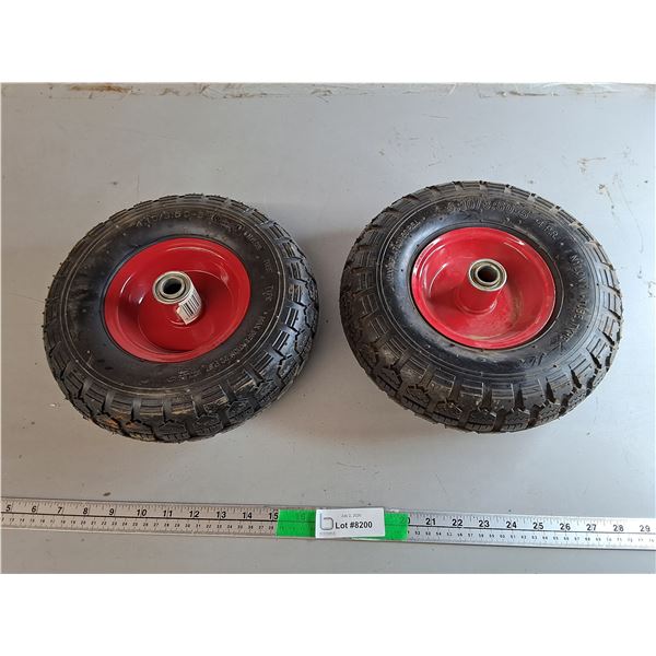 (2) Dolly Wheels