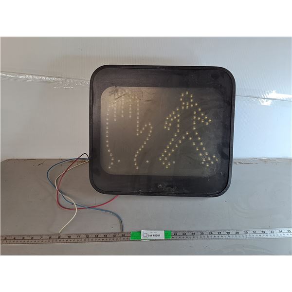 Pedestrian Walk Light 18" x 16.25"- Untested