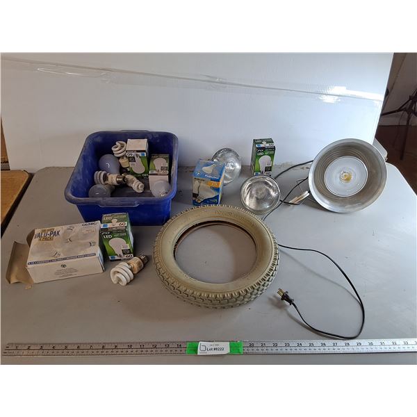 Spotlight- Powers On, Lightbulbs, Mobility Tire