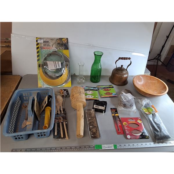 Face Shield, Sanding Discs, Wooden Spoons, Misc. Can't Ship