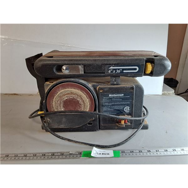 Mastercraft Belt & Disc Sander- Powers On, Cannot Ship