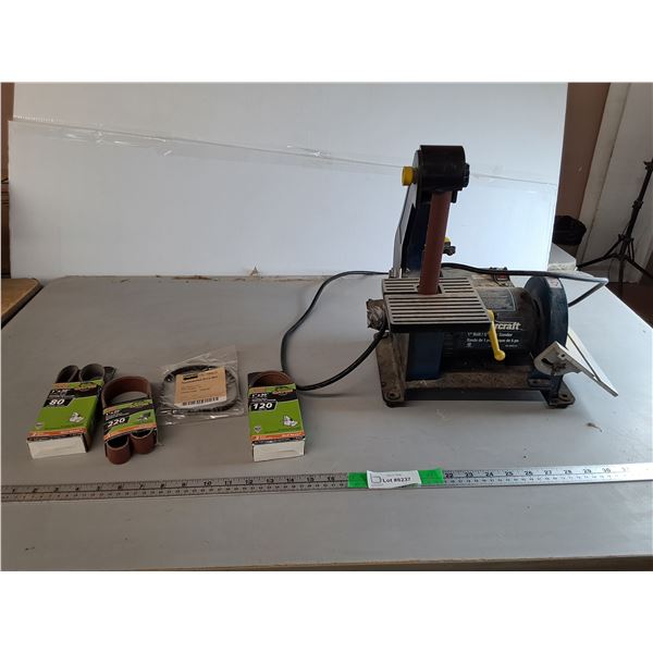 Mastercraft 1" Belt/5" Disc Sander- Powers On, Can't Ship