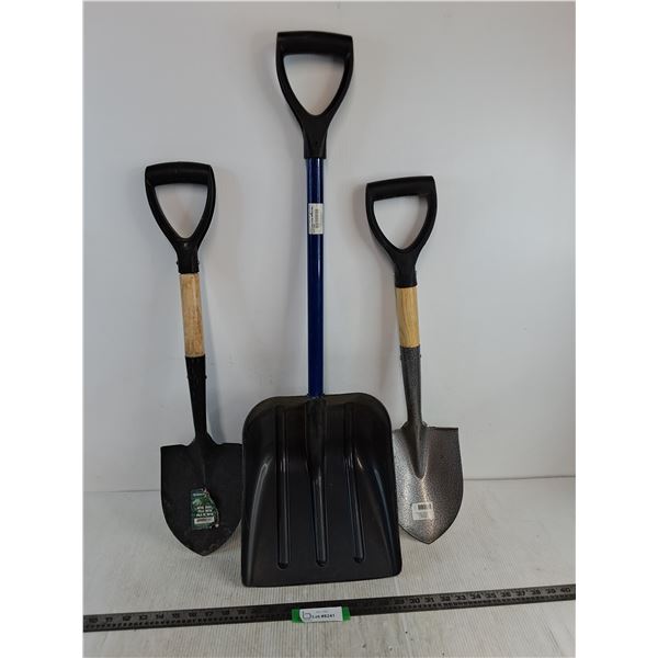 (3) Short Handled Shovels, Pickup Only