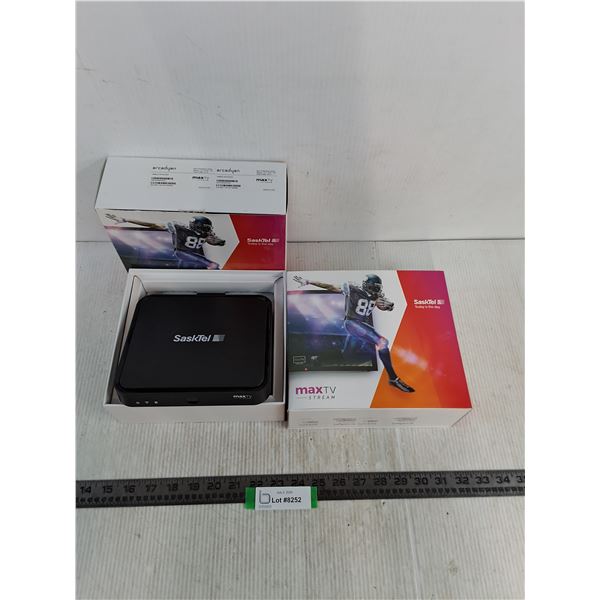 (2) Sasktel MaxTV Streaming Boxes - Appear Unused