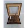 Image 2 : (2) Wall Mount Picture Frames - 1 with Sunset Picture - Largest 18" x 17"