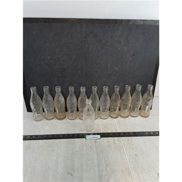 (12) Vintage Glass Coca-Cola Bottles - Pickup Preferred