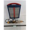 Image 1 : Small Parts Shop Storage Cabinet - 17x13x4", Flourescent Trouble Light - Tested