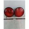 Image 1 : (2) Traffic Light Signals - 12" Diameter - Untested, As is