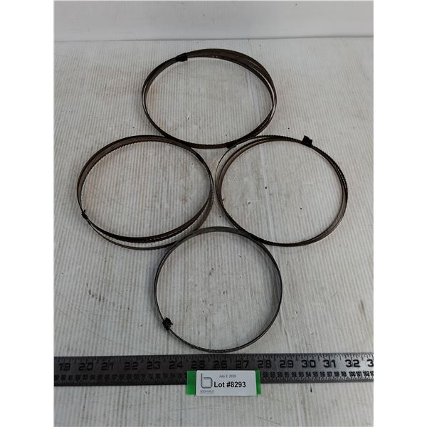 (4) Bandsaw Saw Blades
