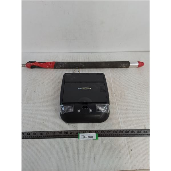 Shur-Line Telescopic Pole - Max 5', Myron & Davis Nextar Video Panel - Untested, As is