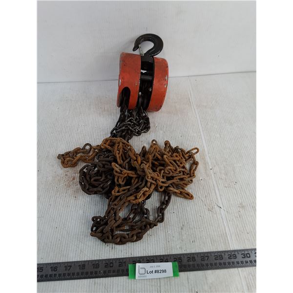 HSZ Type Chain Block - Rated for 1 Ton, Pickup Only