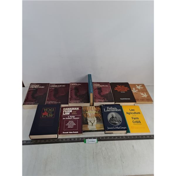 (12) Mostly Canadian Law Themed Books