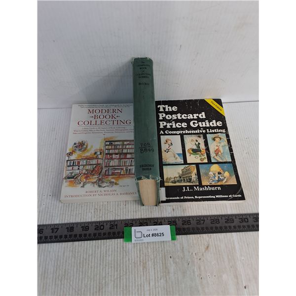 (3) Collector Guide Books - Postcards, Books, Hobbies