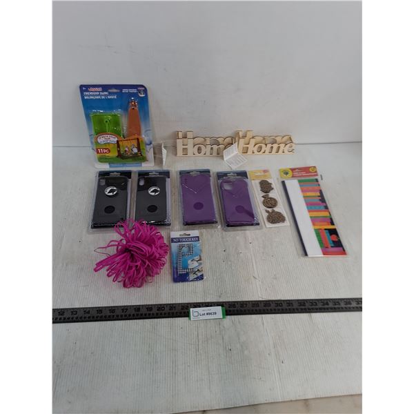New Items - Phone Cases, Name Plate, Swing Toy, Misc.