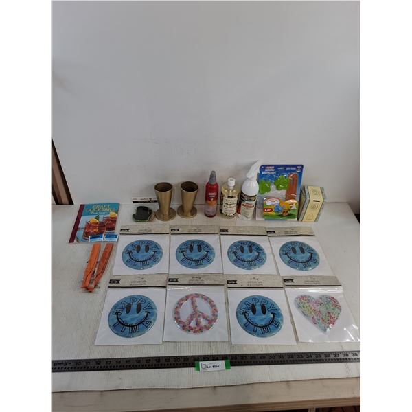 Assorted New Items - Wall Decals, Spray/Pump Soaps, Vases, Misc. - Cannot Ship