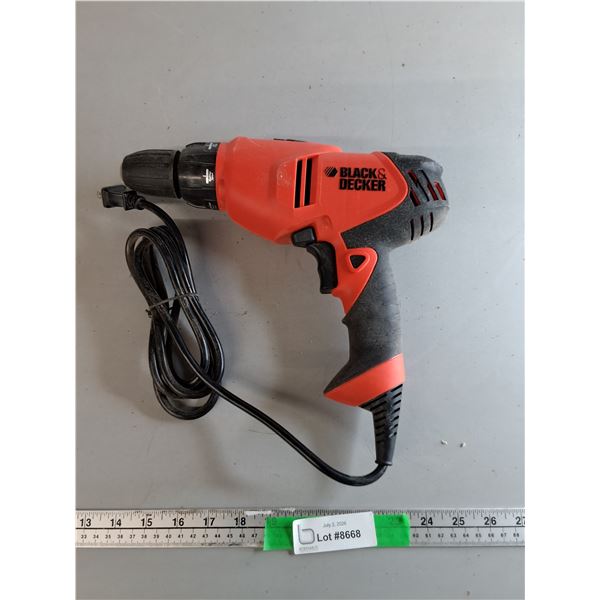 Black & Decker Drill- Powers On