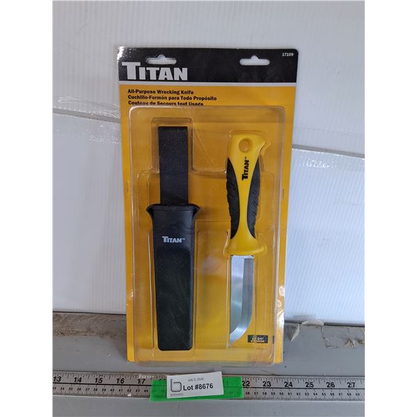 Titan All Purpose Wrecking Knife- NIB