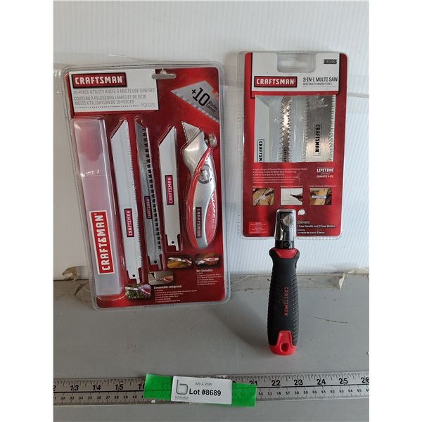 Craftsman Multisaw & Utility Knife Sets- Sealed