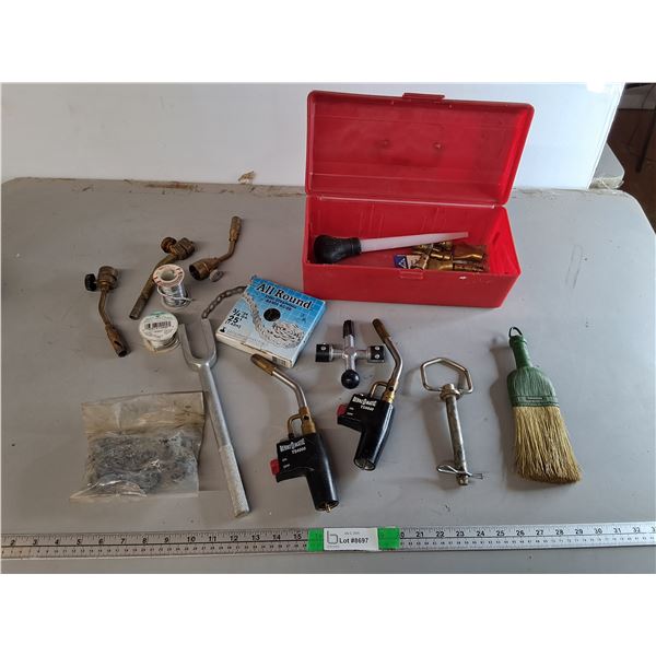 Steel Strapping, Soldering Wire, Torch Heads, Misc.
