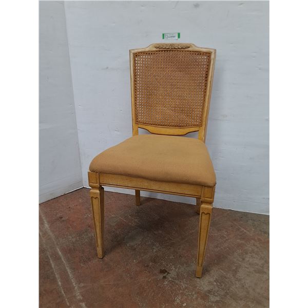 * Armless Wickerback Dining Chair - Cannot Ship