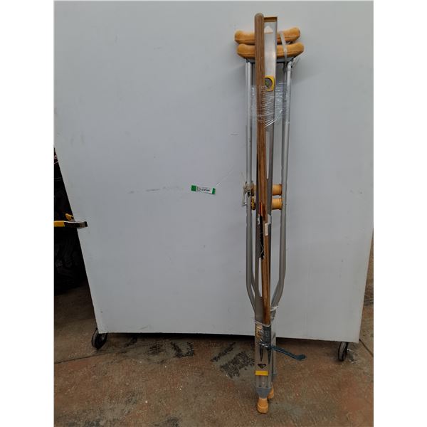 *Crutches, 4-Foot Level, Standing Weed Remover No Shipping