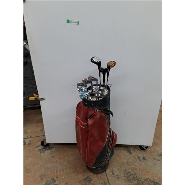 *Assorted Golf Clubs and Golf Bag No Shipping
