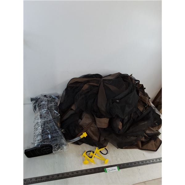 Gazebo Netting - Size Unknown, Manual Air Pump