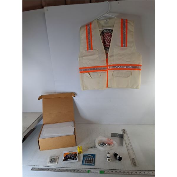 Safety Vest-L, Envelopes, Nuts & Bolts, Misc.