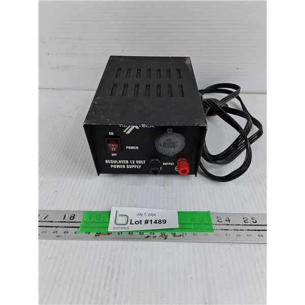 Nexxtech Regulated 12V Power Supply - Powers On, As Is